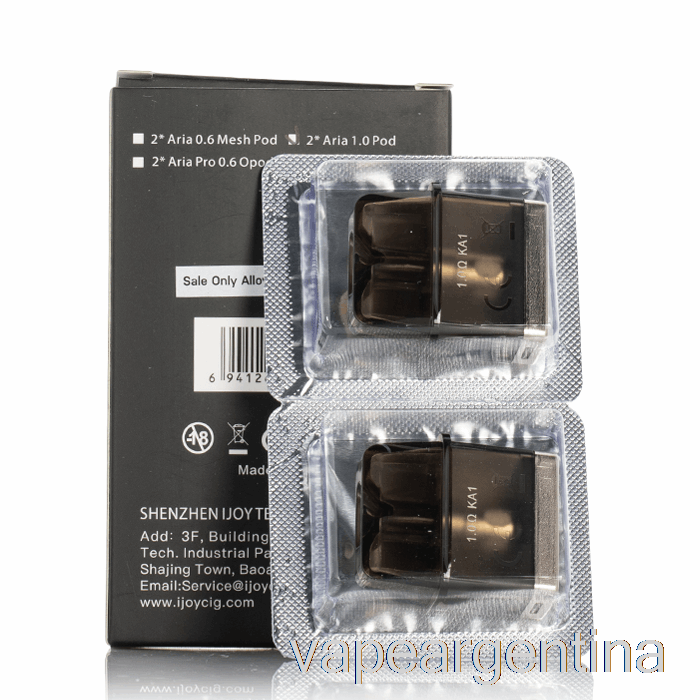 Pods De Repuesto Ijoy Aria 1.0ohm Pods Vape Argentina